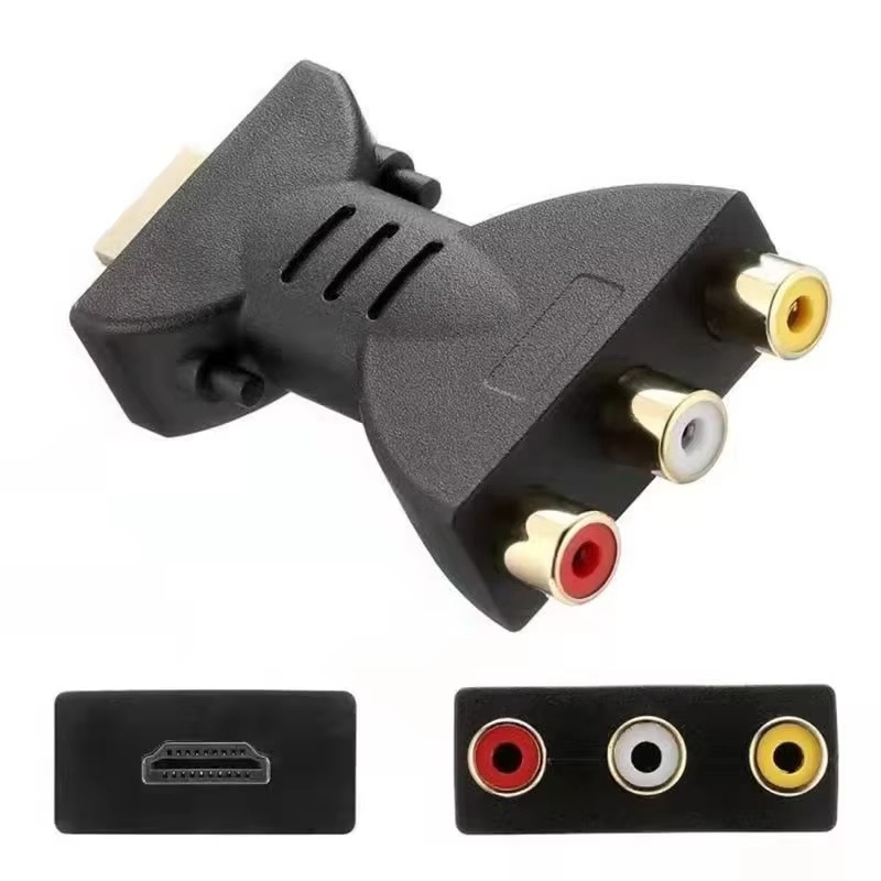 Home Cinema Projector - Adaptador convertidor compuesto compatible con HDMI,