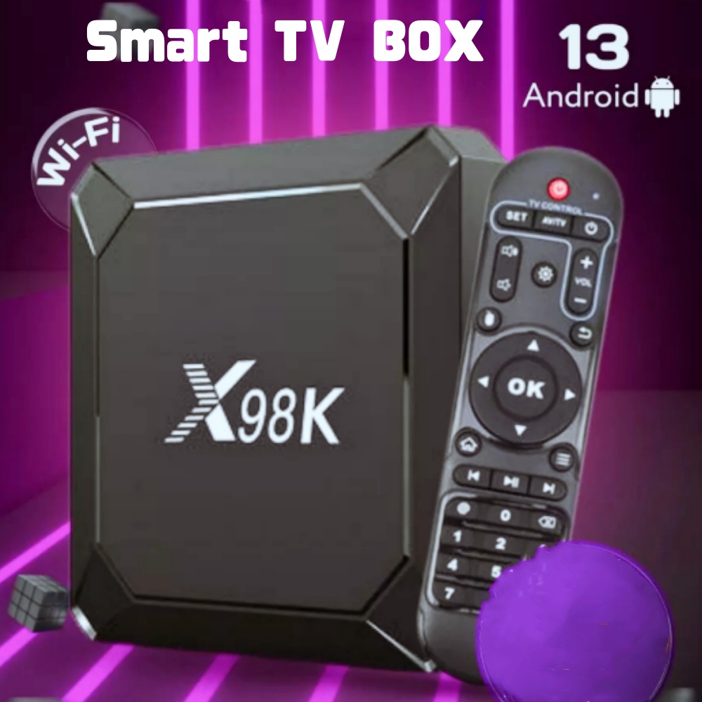 Home Cinema Quad - TV Box Original X98K Android 13