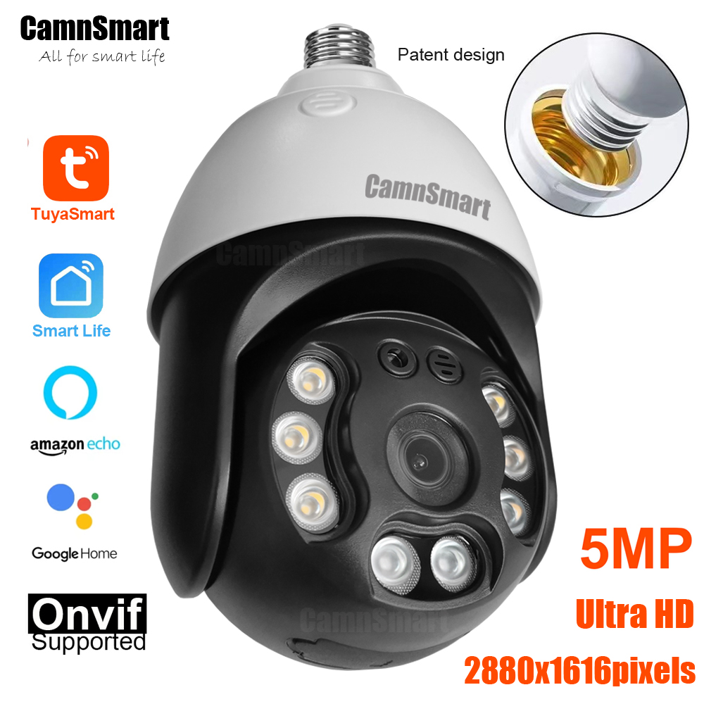 Home Cinema Sony - Camnsmart Tuya 5MP Alexa Wifi bombilla
