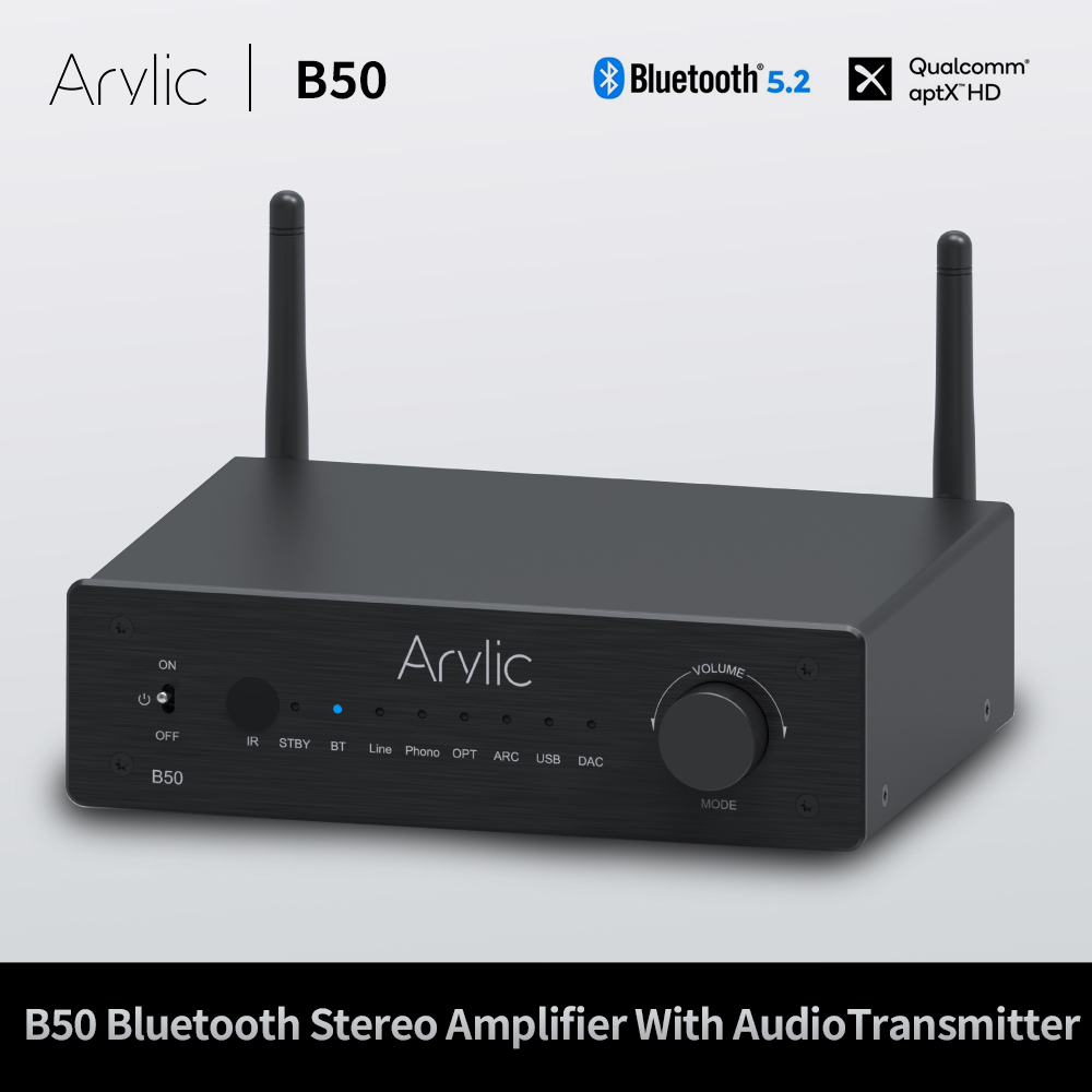 Home Cinema System - Transmisor de Audio amplificador estéreo Bluetooth