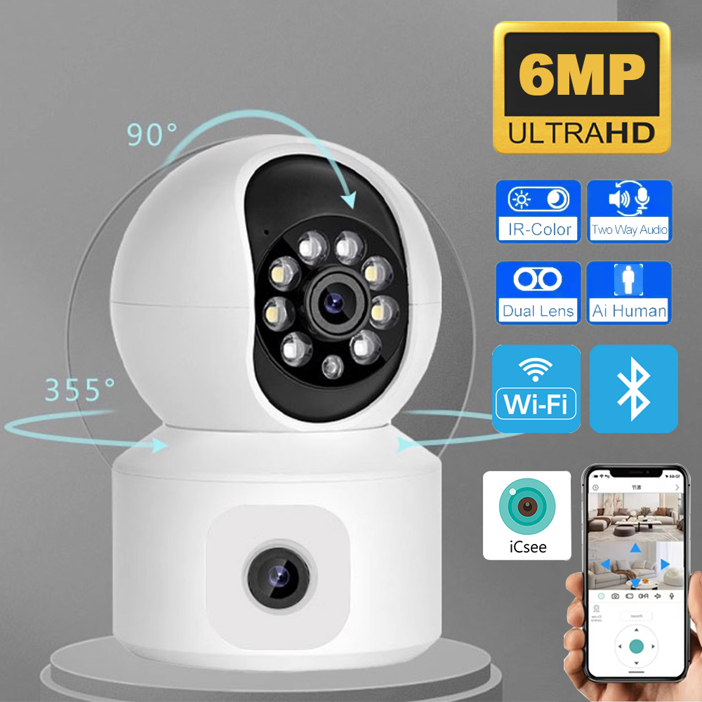 Cámara IP WiFi iCsee de 6MP co - Home Cinema Sony reseña y precio