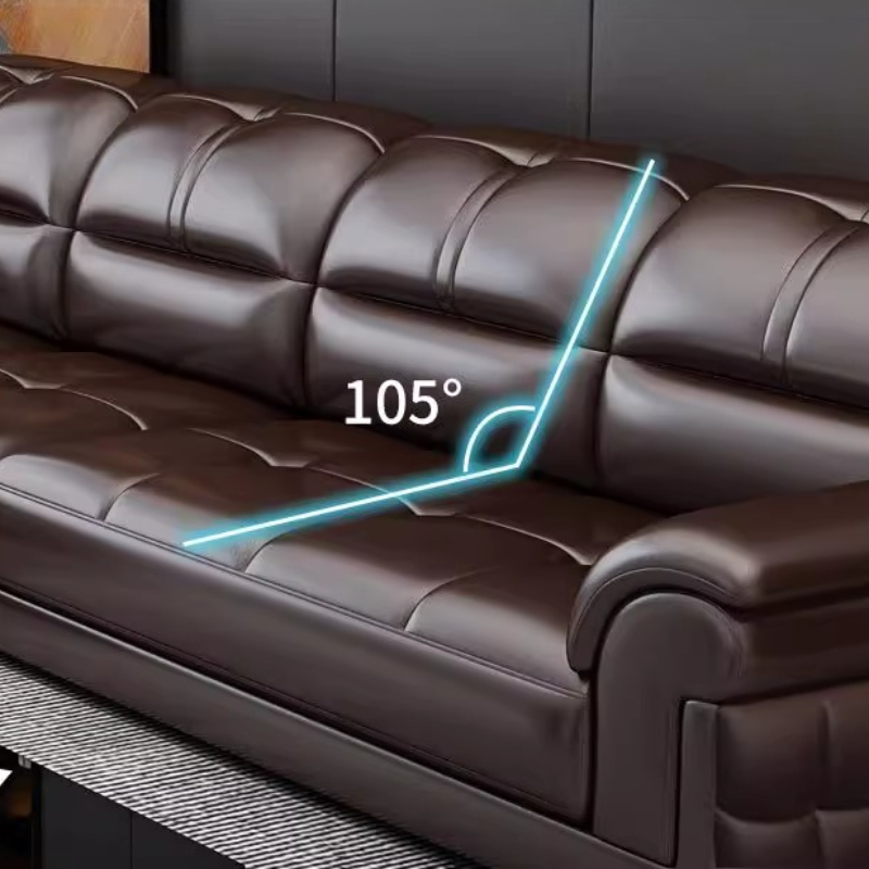 Sofás pequeños de cuero genuin - Home Cinema In Small Room reseña y precio