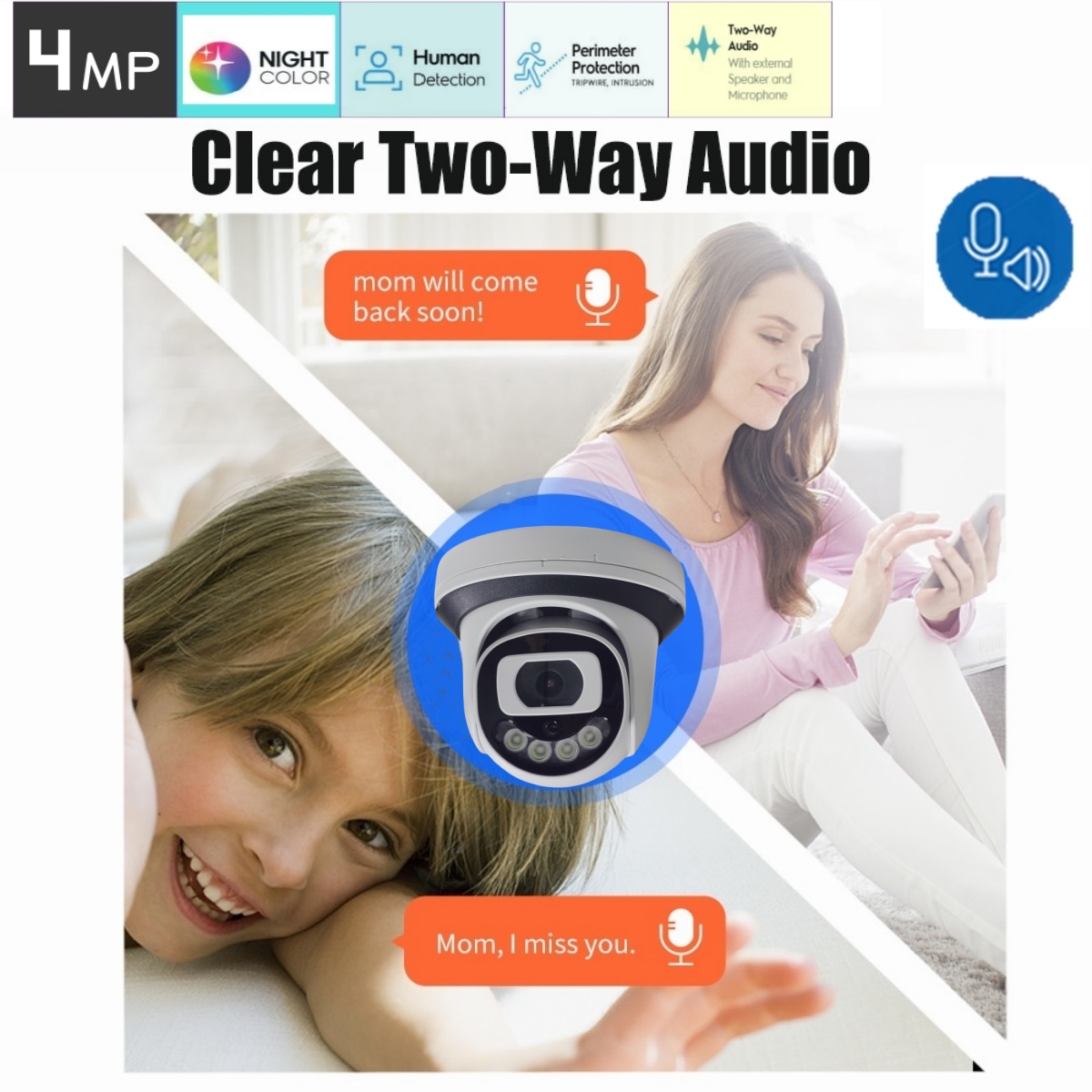 Cámara de Seguridad WiFi de 4M - Home Cinema System reseña y precio