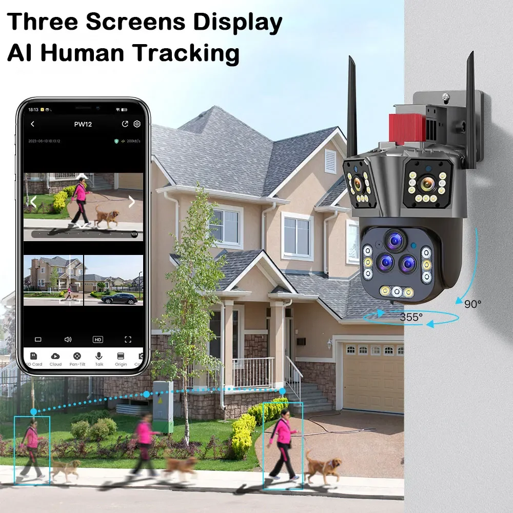 Ultra 20MP 10K WIFI PTZ Contro - Home Cinema Sony reseña y precio