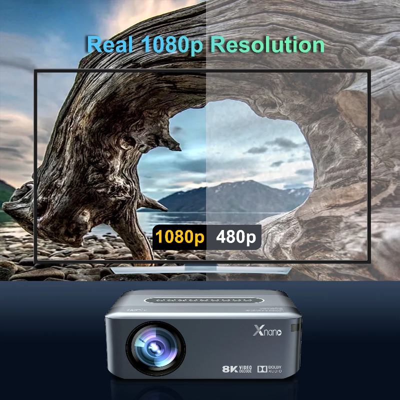Proyector LED Full HD 1080P 4K - Home Cinema Quad reseña y precio