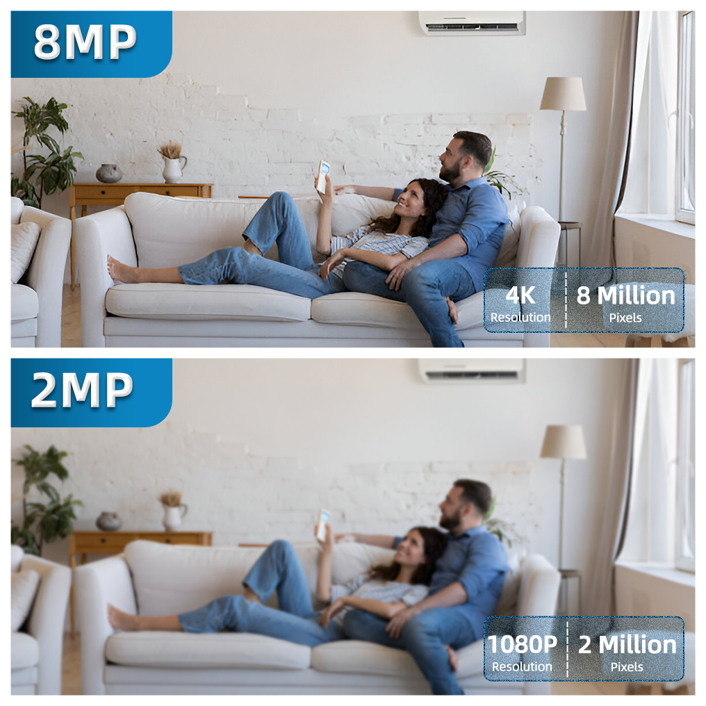 1-4 Uds 8MP WiFi cámara PTZ ho - Home Cinema Sony reseña y precio