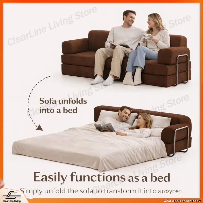 Sofá Cama de Tela de 2 Plazas  - Home Cinema In Small Room reseña y precio