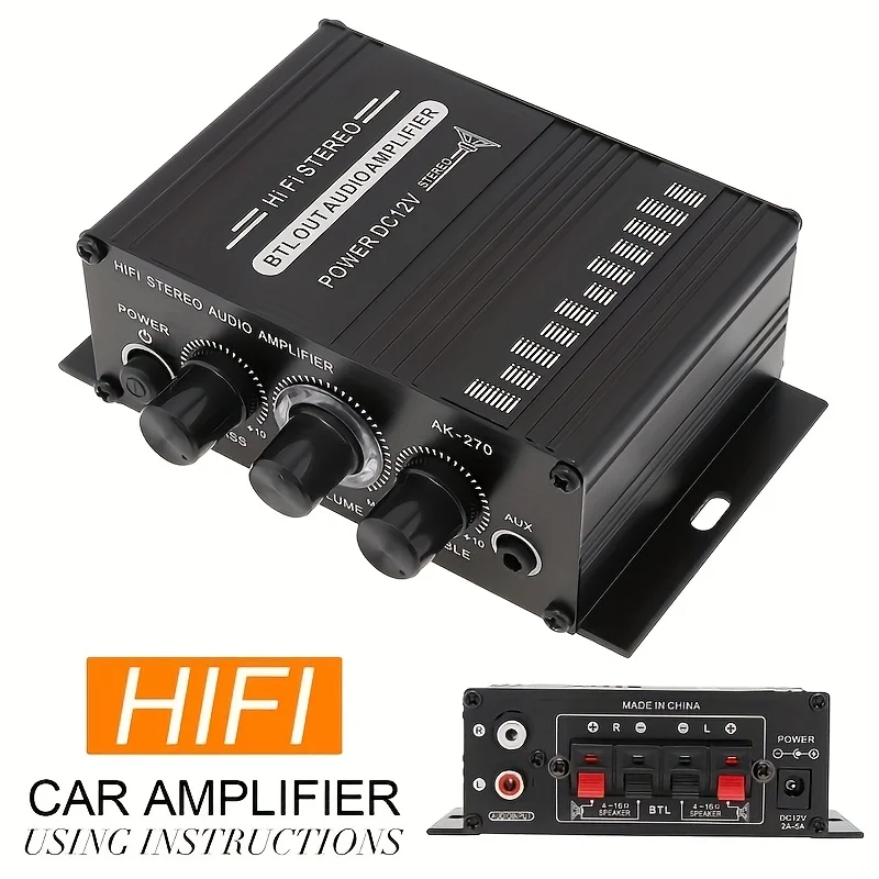 Mini Amplificador de Potencia  - Home Cinema Installation reseña y precio