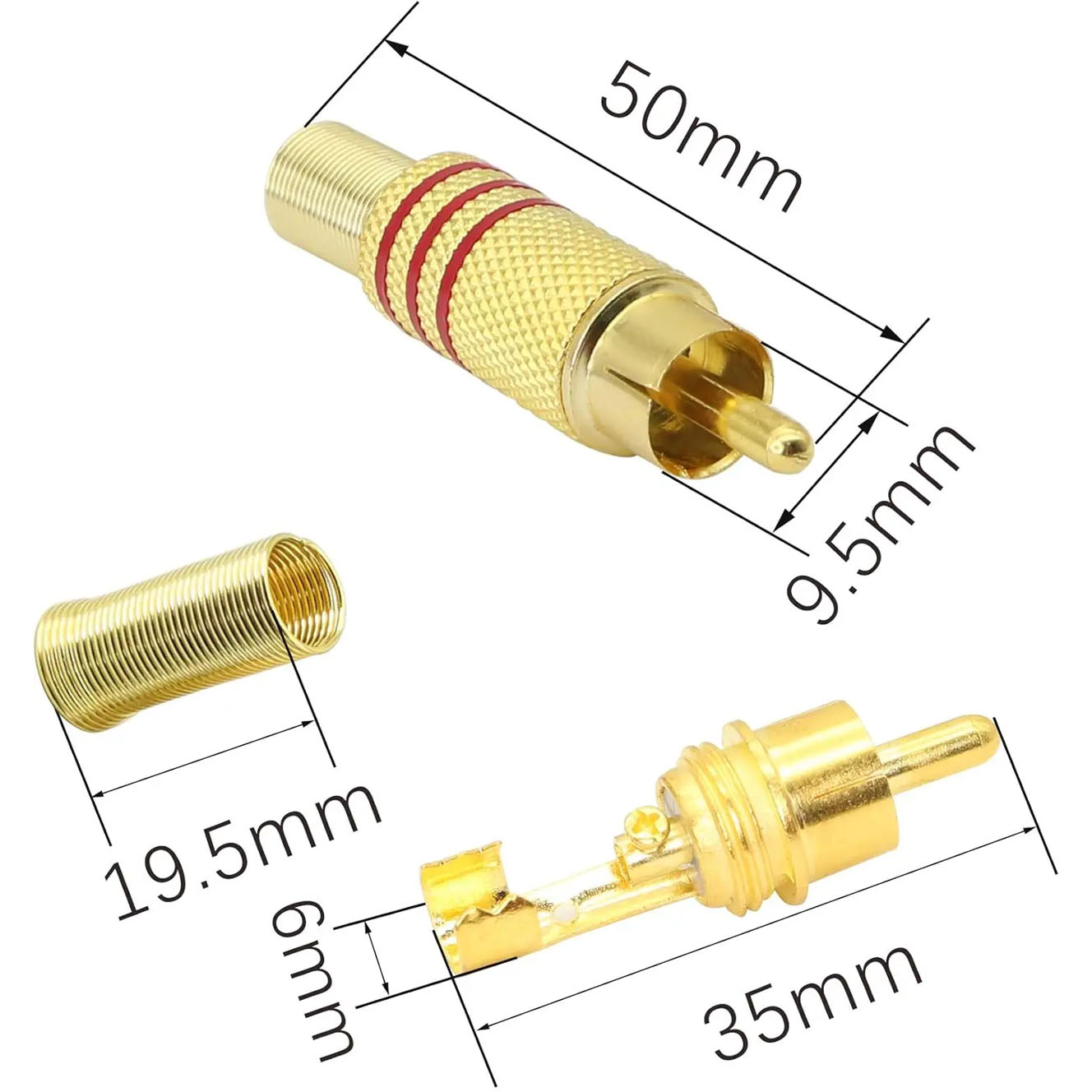 Conector de Audio y Video RCA  - Home Cinema System reseña y precio