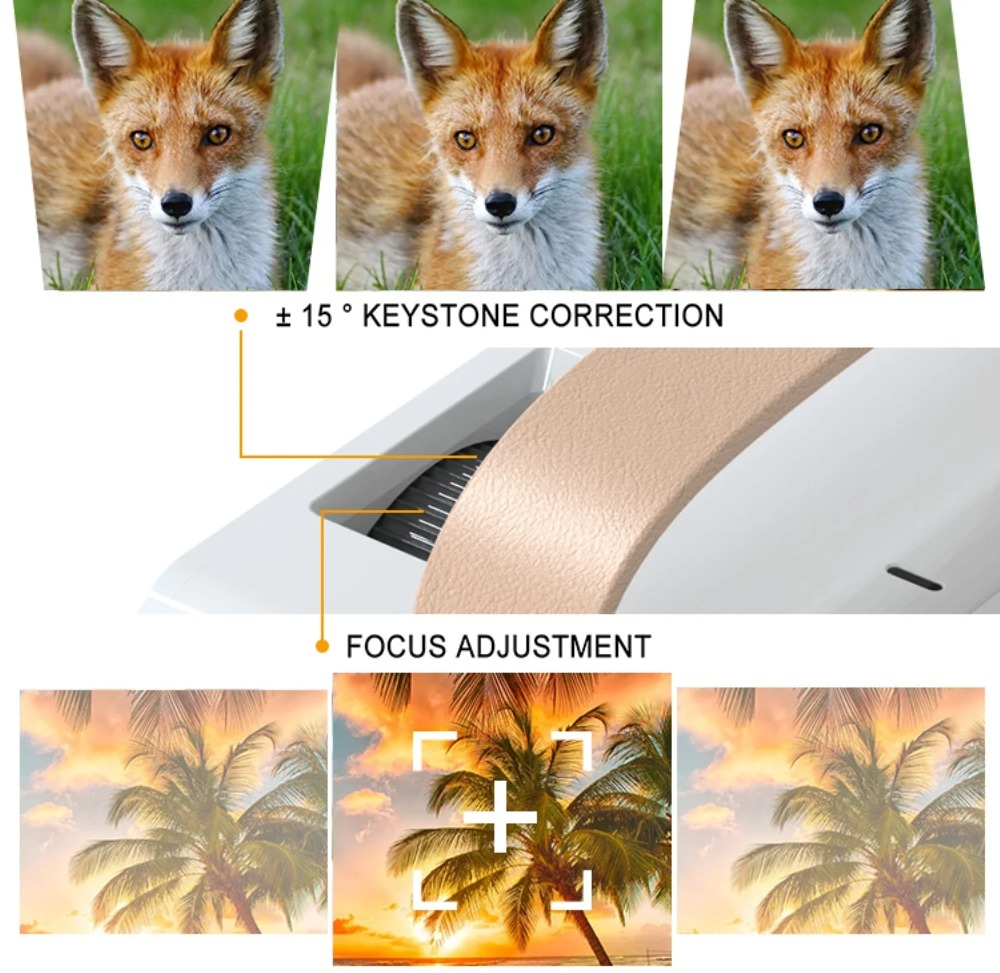 Proyector portátil inteligente - Home Cinema Projector reseña y precio